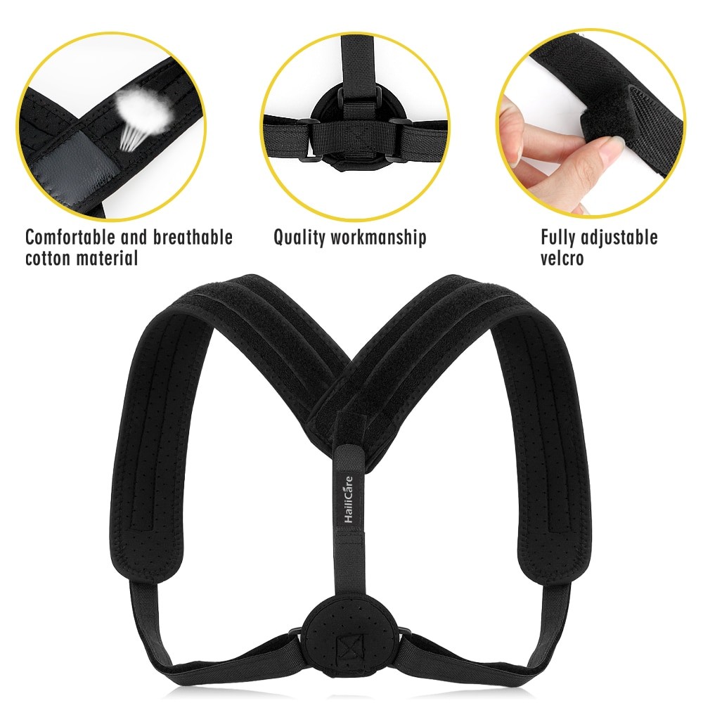 Back Posture Corrector Shoulder Lumbar Brace Spine Support Belt Adjustable Adult Corset Posture Correction Belt Body Health Care