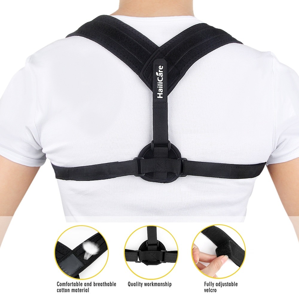 Back Posture Corrector Shoulder Lumbar Brace Spine Support Belt Adjustable Adult Corset Posture Correction Belt Body Health Care