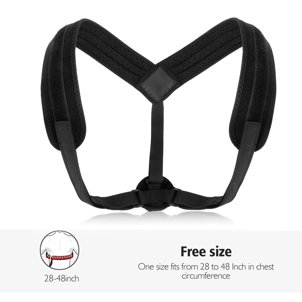 Back Posture Corrector Shoulder Lumbar Brace Spine Support Belt Adjustable Adult Corset Posture Correction Belt Body Health Care