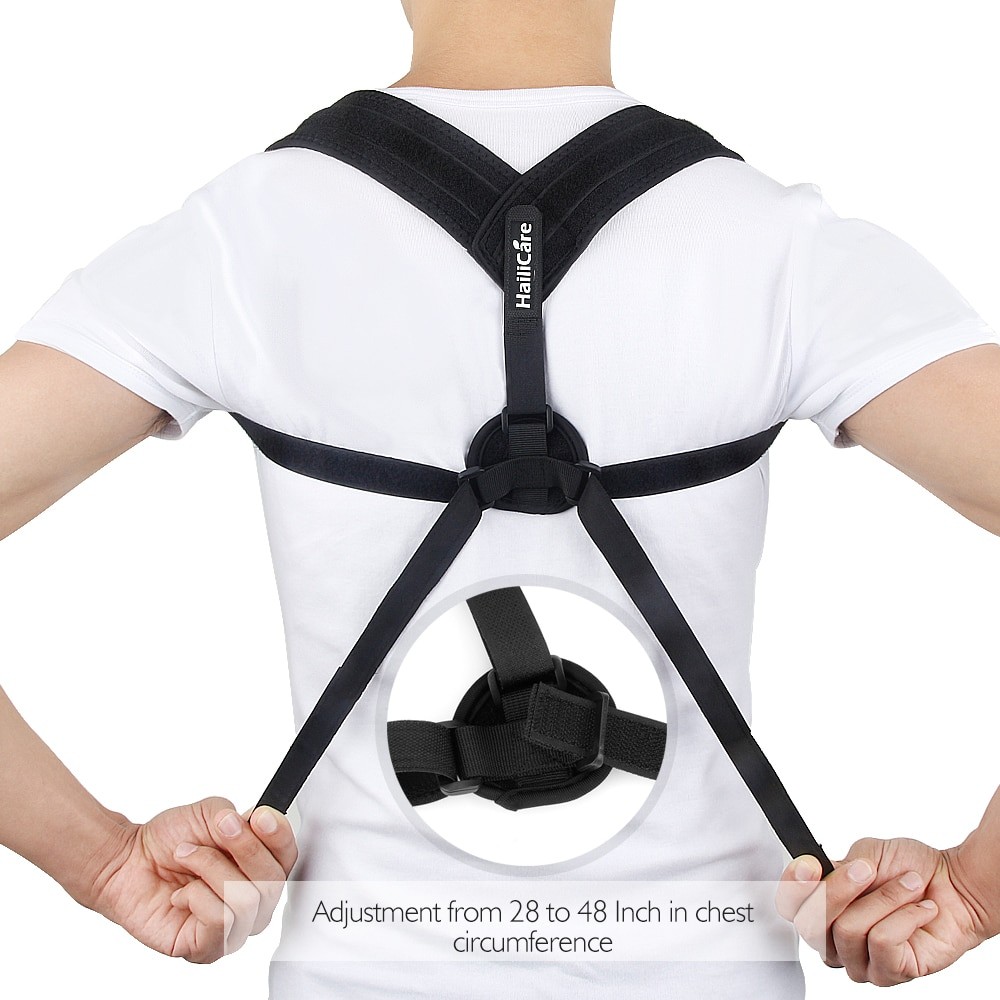 Back Posture Corrector Shoulder Lumbar Brace Spine Support Belt Adjustable Adult Corset Posture Correction Belt Body Health Care