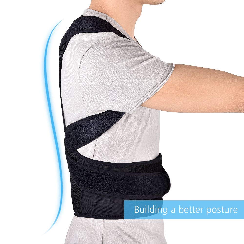 Back Posture Corrector Shoulder Lumbar Brace Spine Support Belt Adjustable Adult Corset Posture Correction Belt Body Health Care