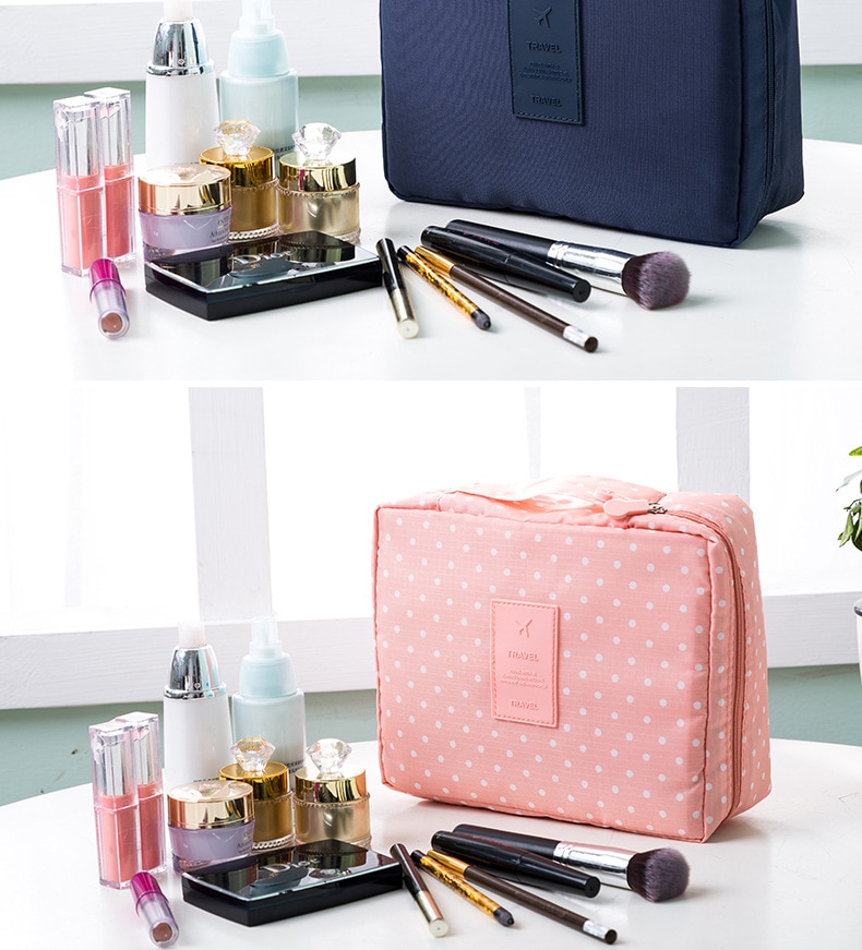 Travel Cosmetic Organiser Bag for Women Waterproof & Store Make up Cases