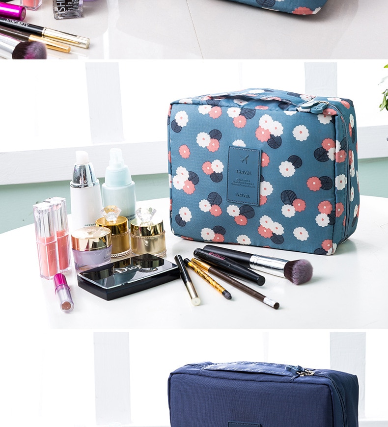 Travel Cosmetic Organiser Bag for Women Waterproof & Store Make up Cases