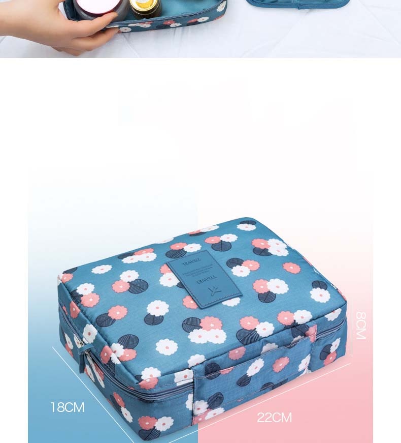 Travel Cosmetic Organiser Bag for Women Waterproof & Store Make up Cases