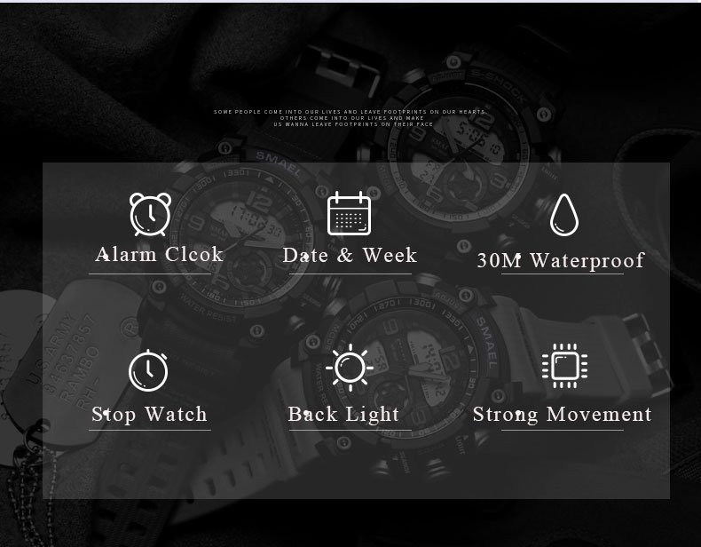 Sports Military Grade LED Wristwatch