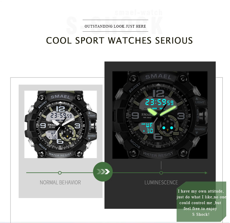 Sports Military Grade LED Wristwatch