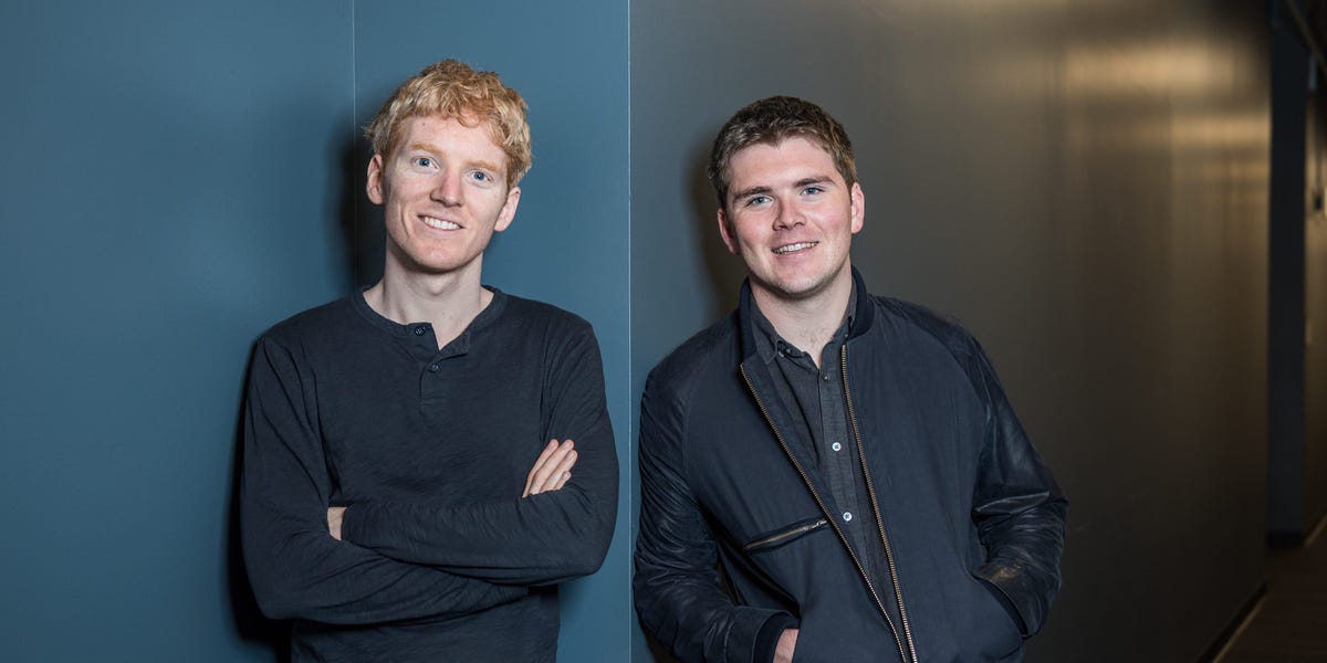 Stripe Founders Patrick John Collison