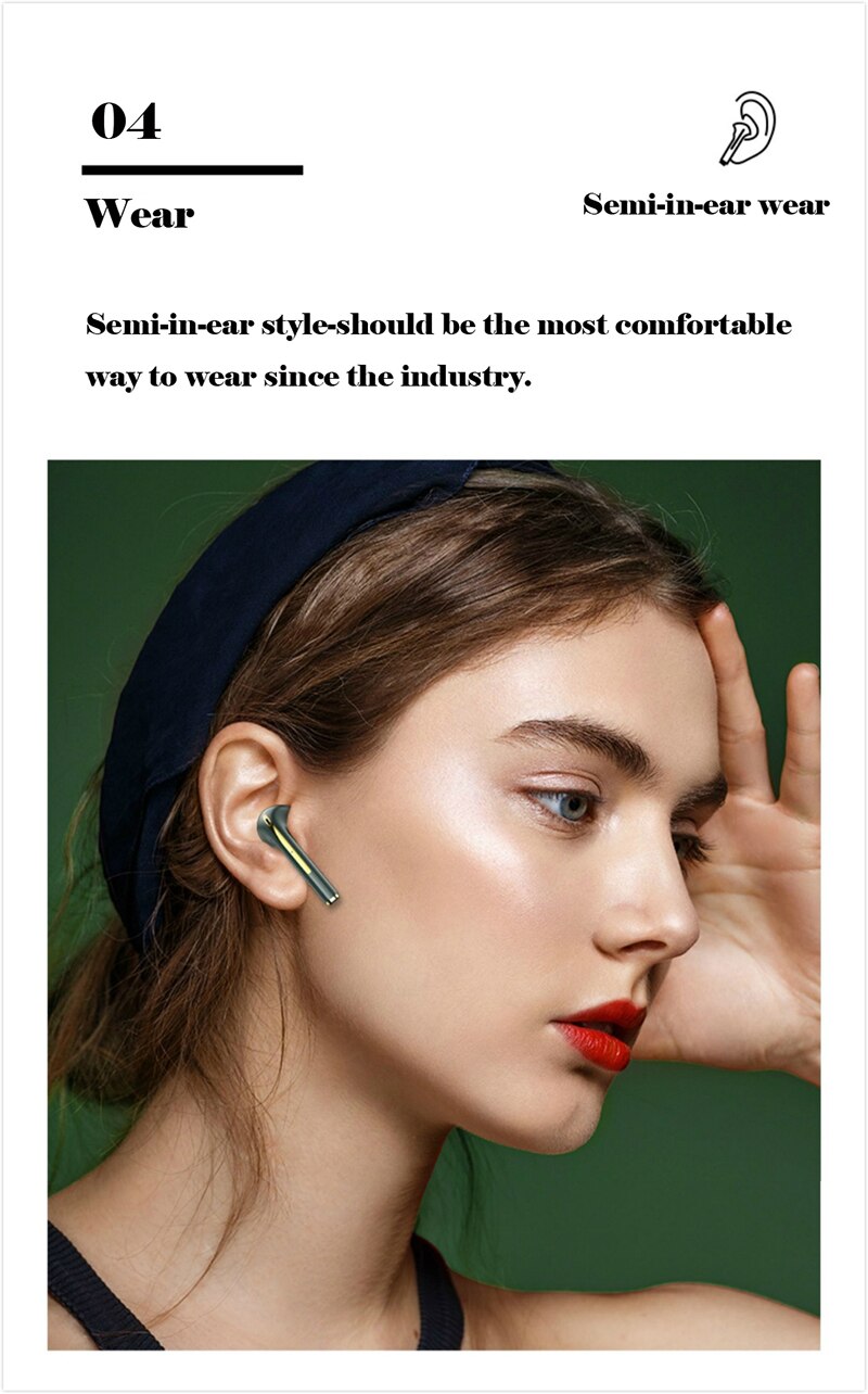 Wireless TWS Bluetooth Stereo True Earbuds Handsfree For Mobile Phone