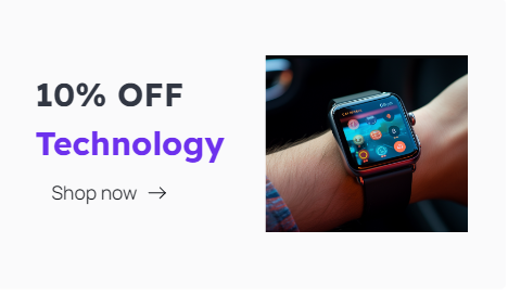 10 percent off Technology