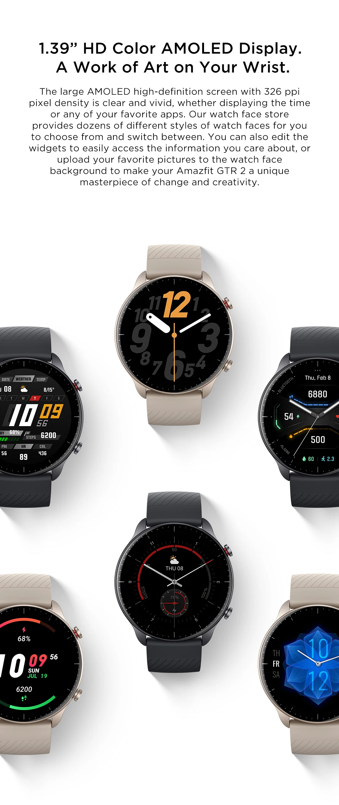 New Amazfit GTR 2 Smartwatch