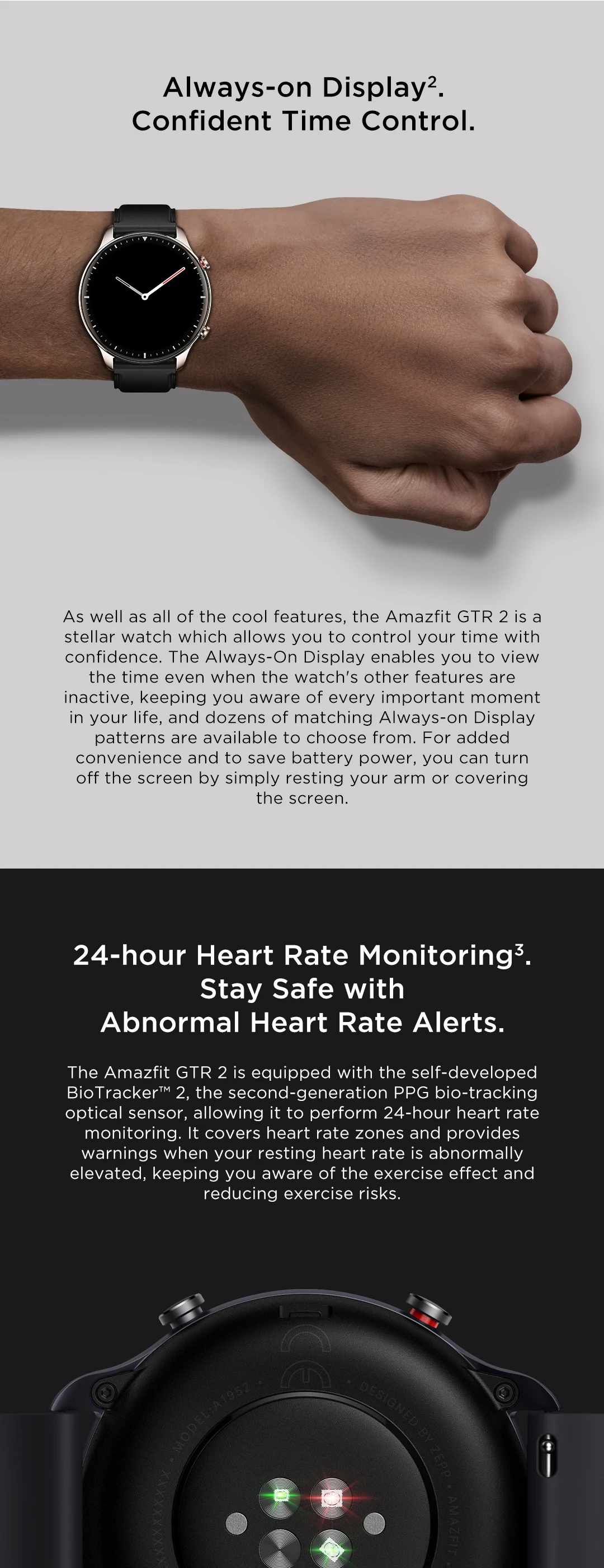 New Amazfit GTR 2 Smartwatch