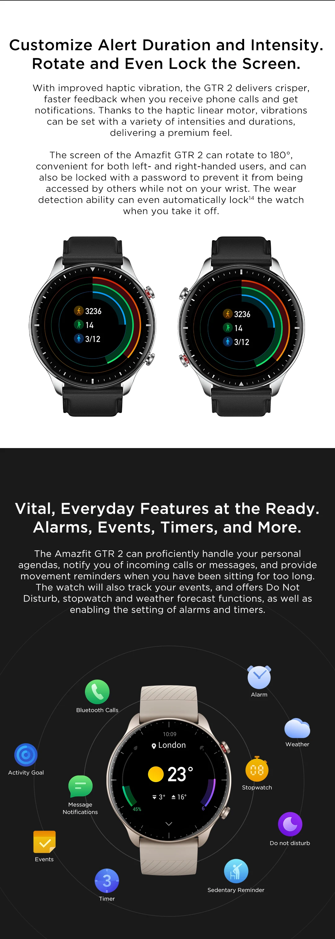 New Amazfit GTR 2 Smartwatch