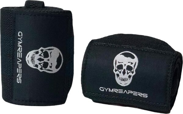 Gymreapers Weightlifting Wrist Wraps (IPF Approved) 18" Professional Quality Wrist Support with Heavy Duty Thumb Loop - Best Wrap for Powerlifting Competition, Strength Training, Bodybuilding - Image 4