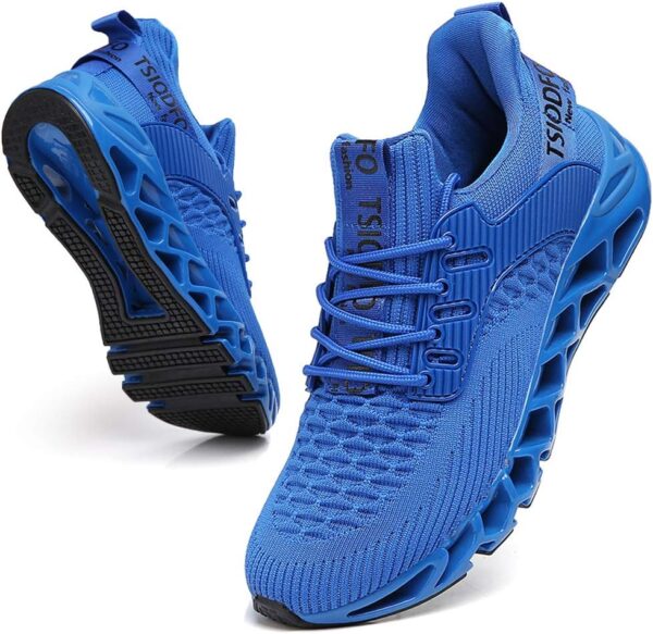 Ezkrwxn Mens Running Shoes Non Slip Athletic Tennis Walking Fashion Sneakers - Image 2