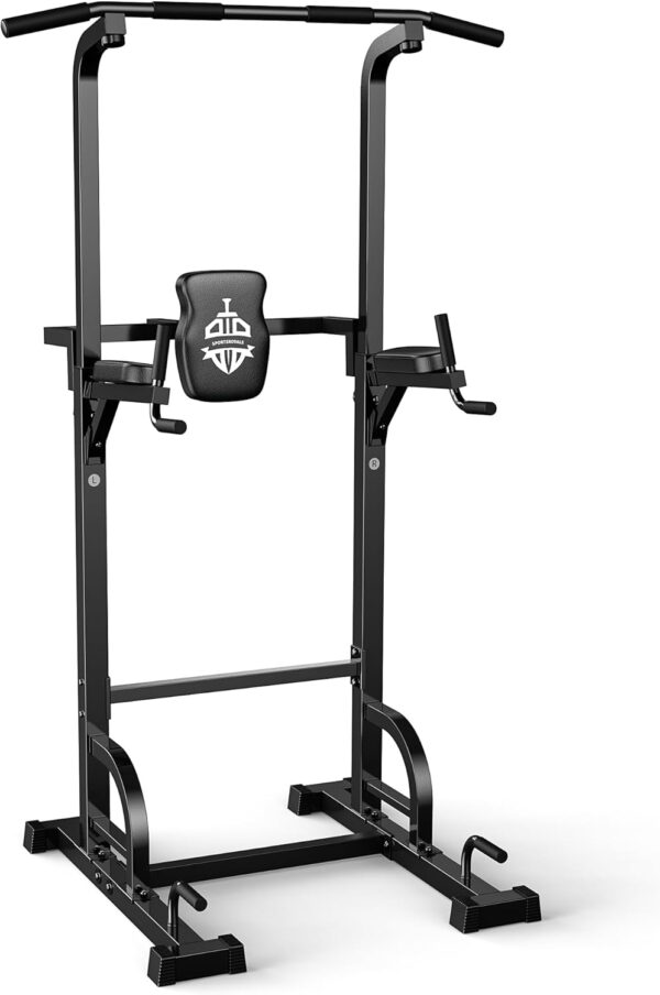 Sportsroyals Power Tower Pull Up Dip Station Assistive Trainer Multi-Function Home Gym Strength Training Fitness Equipment 440LBS - Image 2