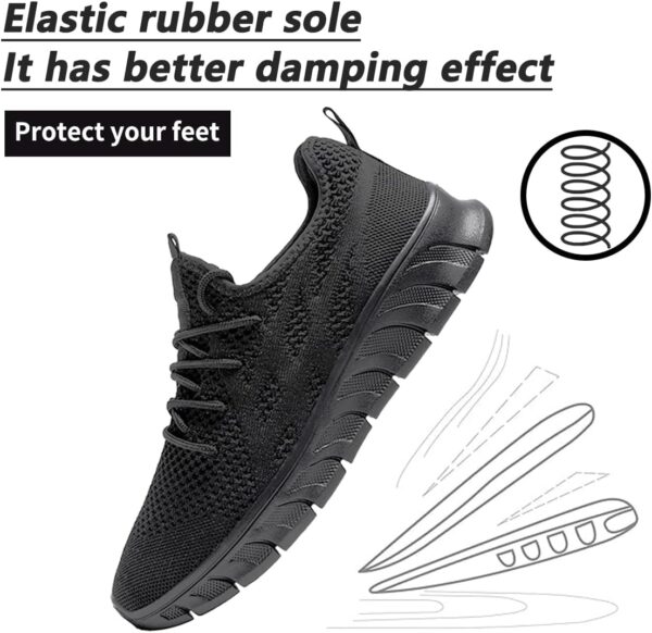 Men's Shoes Running Road Walking Sneakers Sports Athletic Workout Gym Shoes Casual Comfortable Breathable Fashion - Image 4