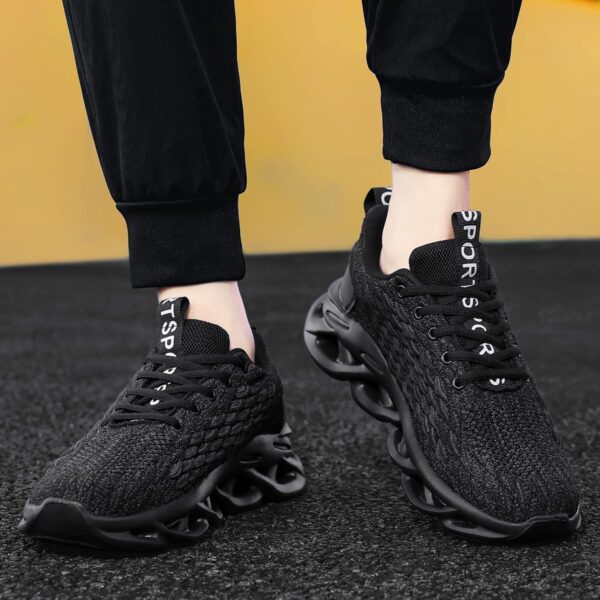 Men's Tennis Breathable Walking Shoes Ultra Lightweight Casual Sport Gym Fashion Sneakers - Image 3