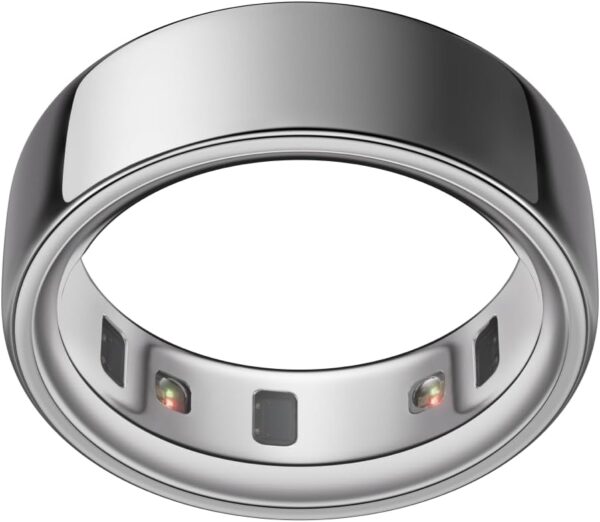 Oura Ring 4 - Silver - Size 6 - Smart Ring - Size First with Oura Ring 4 Sizing Kit - Sleep Tracking Wearable - Heart Rate - Fitness Tracker - Up to 8 Days of Battery Life - Image 2