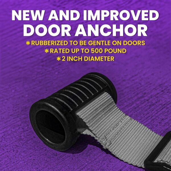 NordStick Nordic Hamstring Curl Strap - Original Nord Stick Exercise Set for Home and Travel - 5 Second Set Up - Image 9